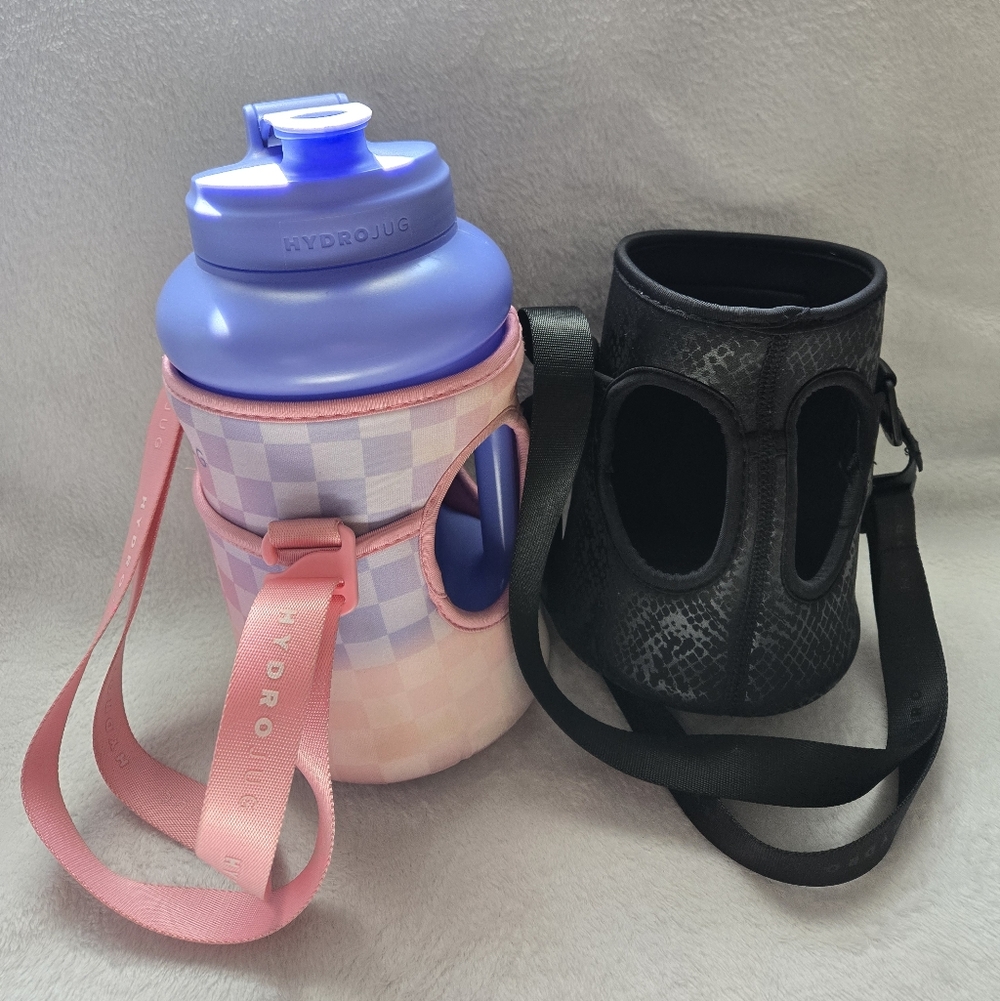 Periwinkle HydroJug Special Edition Charmed Bundle and Black Snakeskin Sleeve